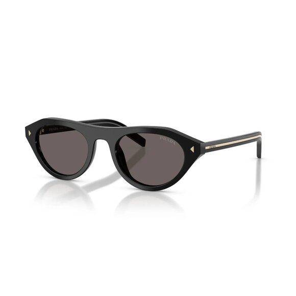 Prada SPR B15 Oval Sunglasses in Black - Picture 1 of 6